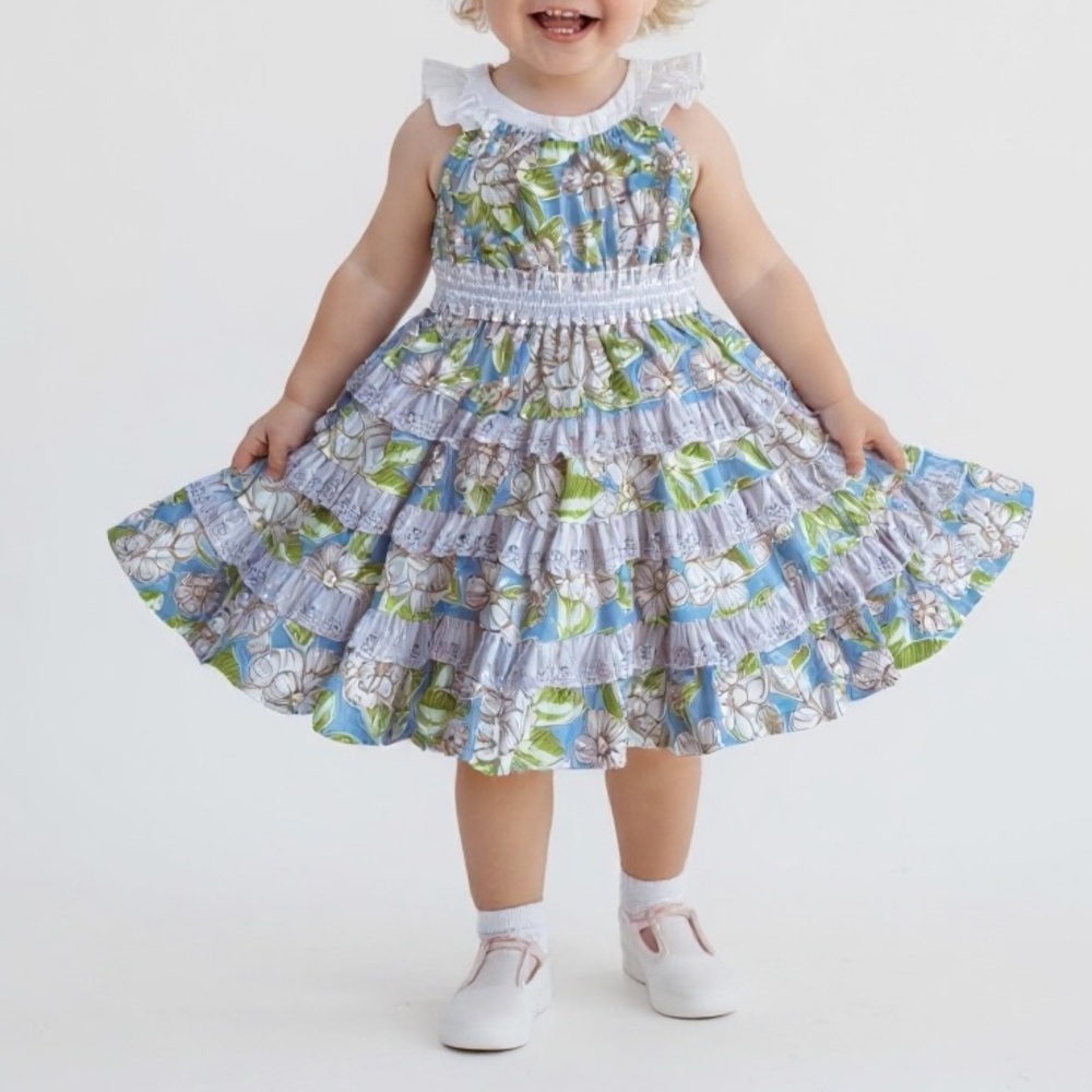 Matilda Jane Floral Ruffled Dress 2t